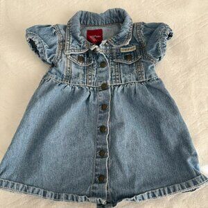 Guess Baby Jean Dress - 6-9 months - Excellent Condition - BABY GIRL